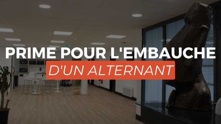 Prime pour l'embauche d'un alternant